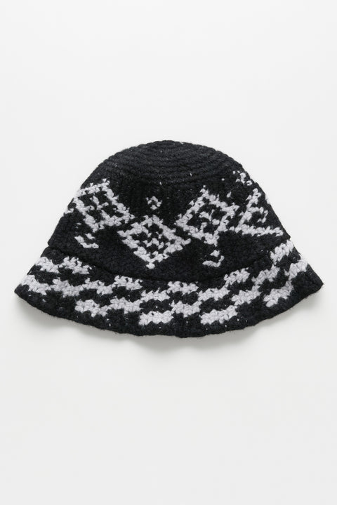 Bing crocheted bucket hat Nero