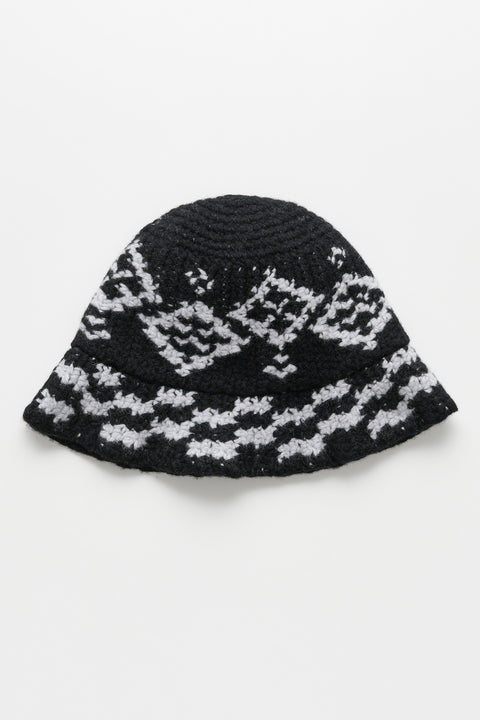 Bing crocheted bucket hat Nero