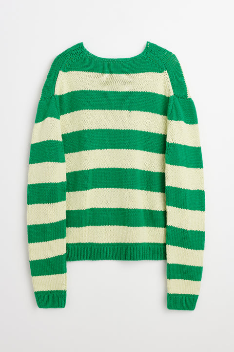 Mueller stripe pullover Menta Limoncello