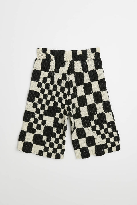 Pi Short Nero Ecru