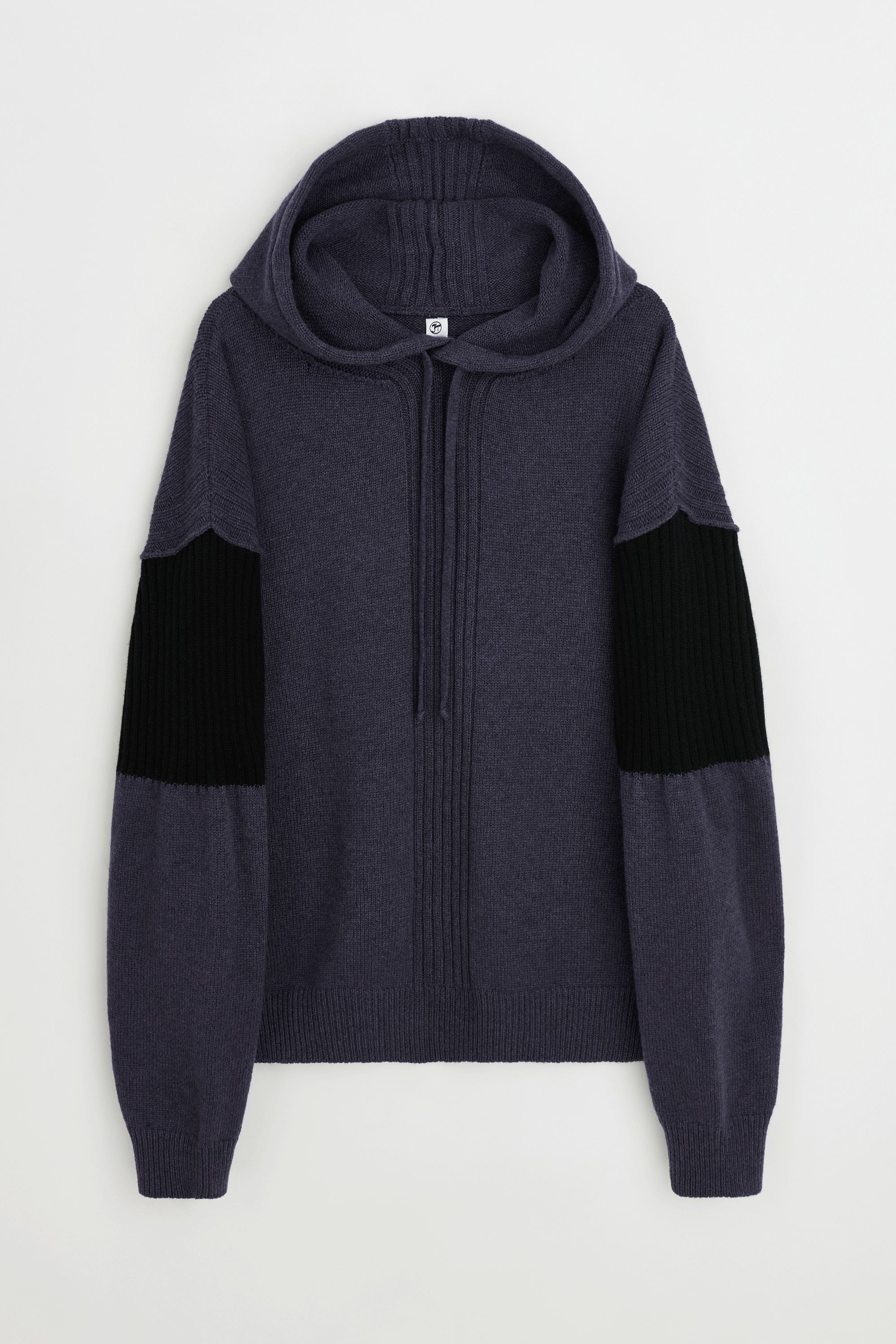 Leif hoodie in Mosto Black Stripe