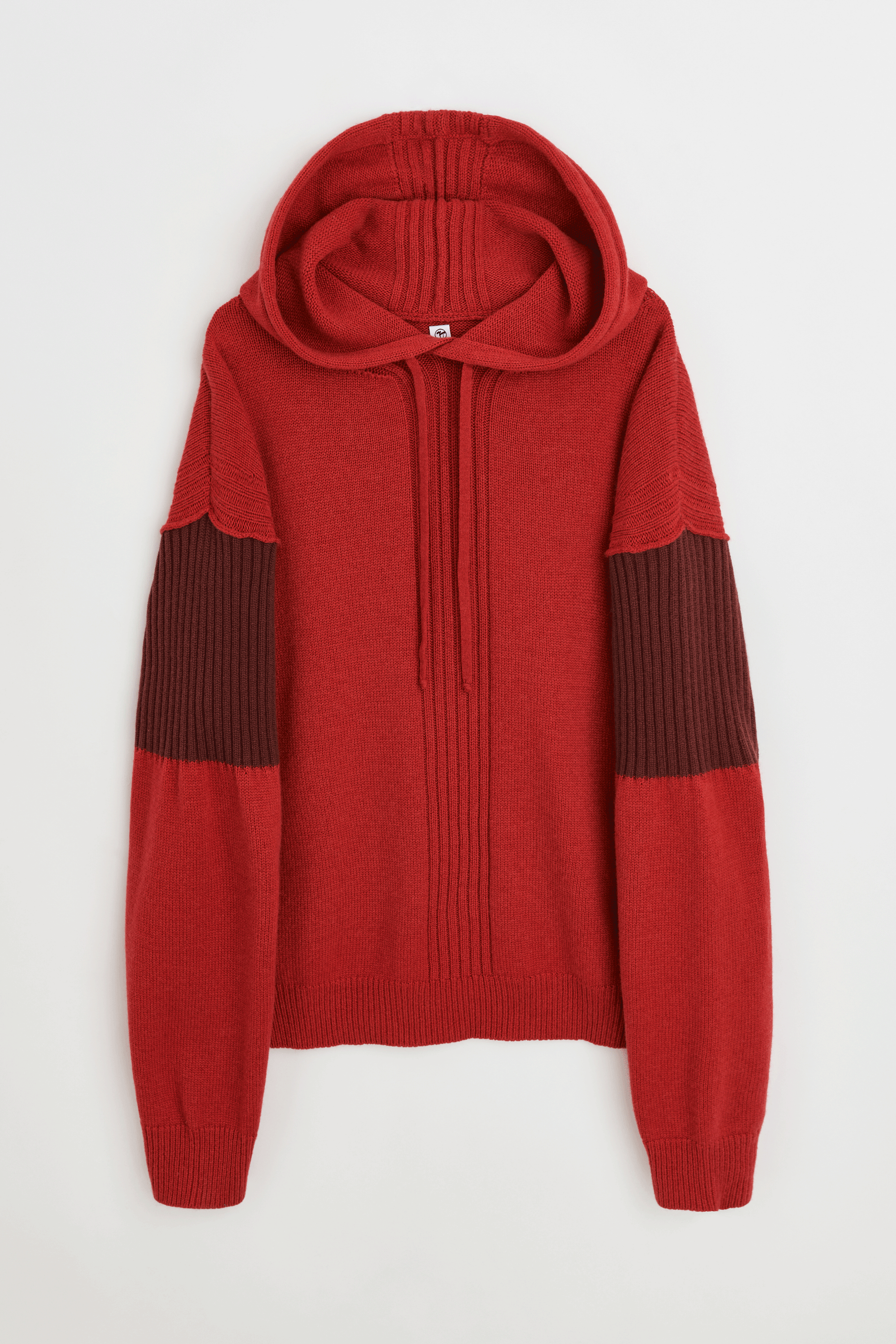 Leif hoodie in Ginger Brick Stripe