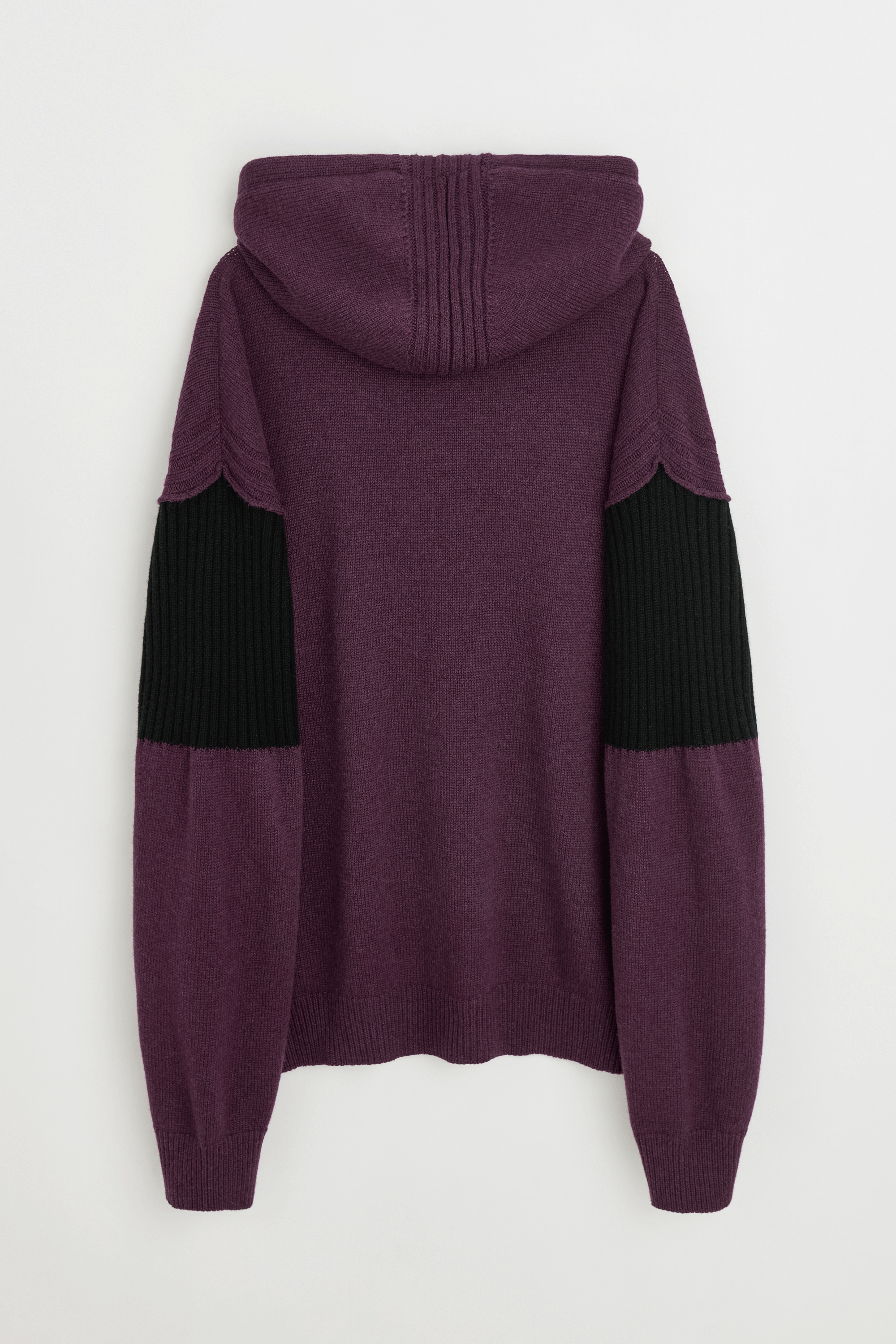 Leif hoodie in Pluhur Black Stripe