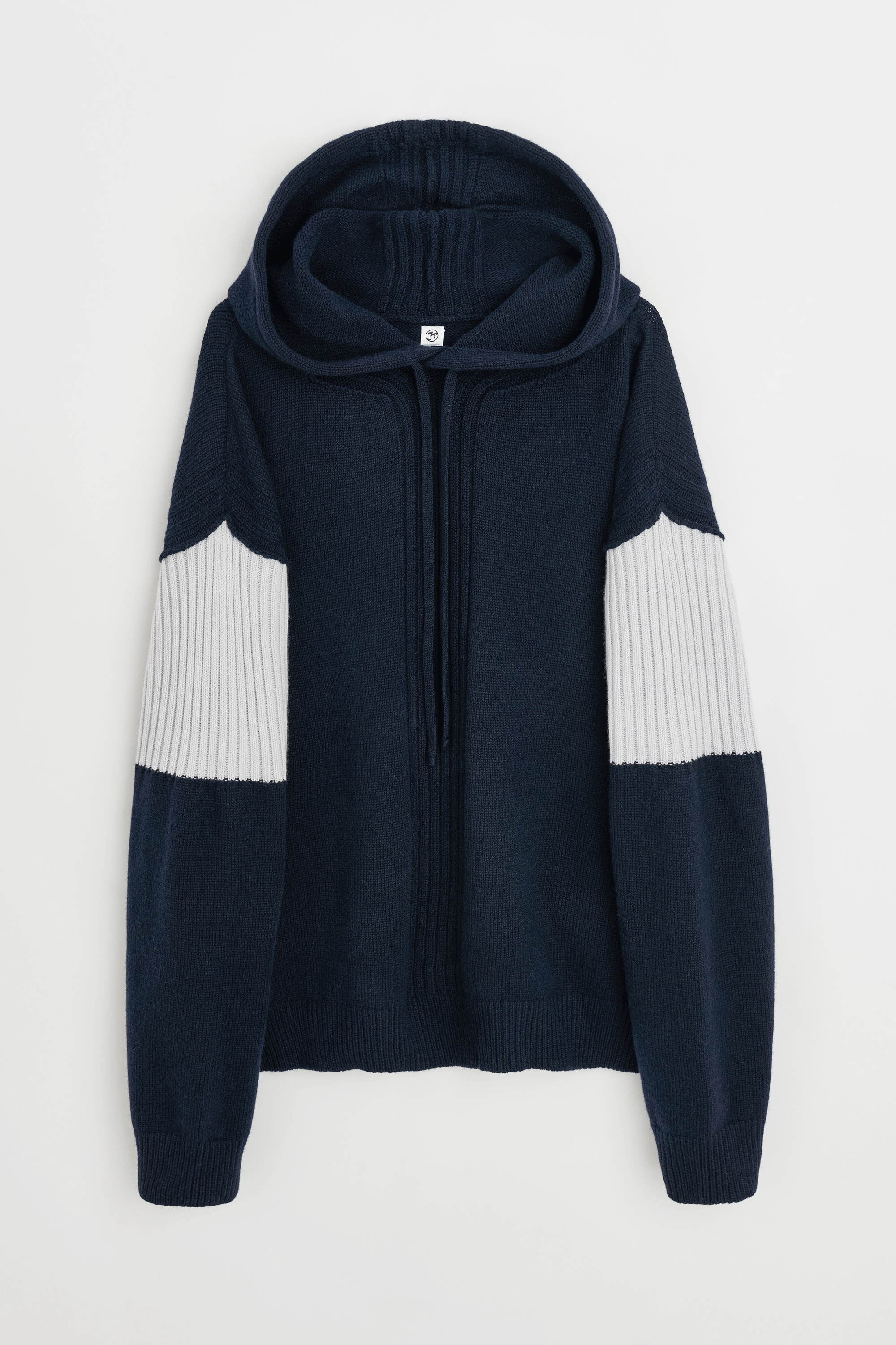 Leif hoodie in Ink Yacht Stripe